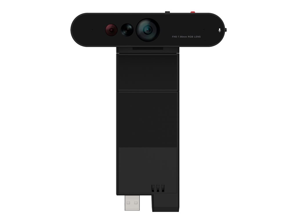 Lenovo ThinkVision MC60 - Webcam - Farbe - 1920 x 1080 - 1080p - Audio - USB 2.0 - MJPEG, YUY2